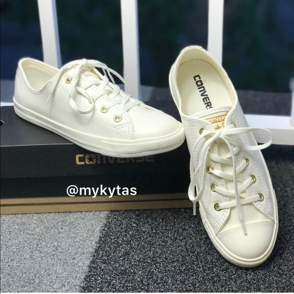 NWT Converse Ctas Dainty OX Egret LT W AUTHENTIC - Picture 2 of 8